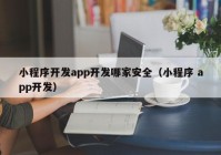 小程序开发app开发哪家安全（小程序 app开发）