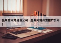 昆明做网站建设公司（昆明网站开发推广公司）