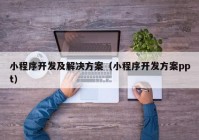 小程序开发及解决方案（小程序开发方案ppt）