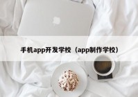 手机app开发学校（app制作学校）